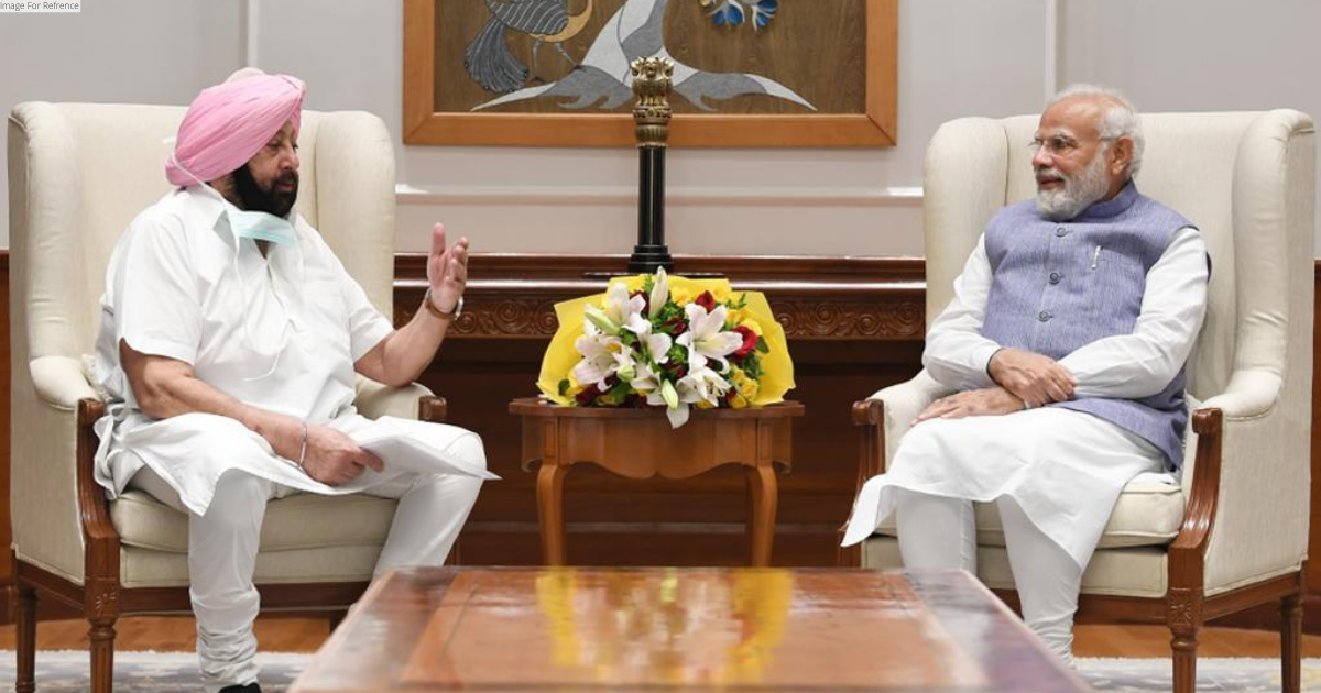 Ex-Punjab CM Capt Amarinder Singh meets PM Modi